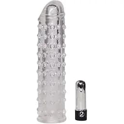 Насадка на пенис You2Toys Orion Vibro Penis Sleeve 16х4 см прозрачный