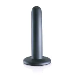 Фалоімітатор Ouch! Smooth G-Spot Dildo 5'' 12.4 см (сірий) - мініатюра 2