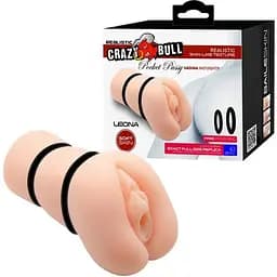 Мастурбатор Crazy Bull Leona Pocket Pussy телесный