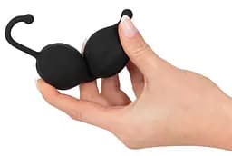 Вагінальні кульки Orion Black Velvets Love Balls, 16 см, чорний - мініатюра 8