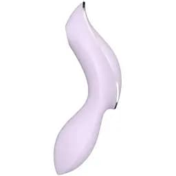 Вакуумний стимулятор із вібрацією Satisfyer Curvy Trinity 2 Фіолетовий