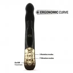 Вібратор-кролик Dorcel Baby Rabbit Gold 2.0 з перловим масажем і обертовою головкою Dorcel SO4068 90557 - мініатюра 3