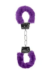 Наручники - Ouch! Beginner's Handcuffs Furry Purple - мініатюра 2