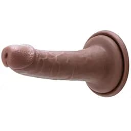 Фалоімітатор Me You Us Silicone Ultra Cock 6.5 in 16.5 см (коричневий) - мініатюра 3