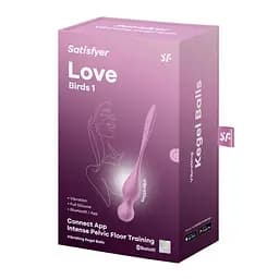 Вагінальні смарт-кульки з вібрацією Satisfyer Love Birds 1 Connect App Pink, 78 г Satisfyer SX0570 99892 - мініатюра 5