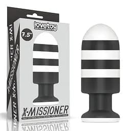 Анальна пробка - X-Missioner Butt Plug 7.5" - мініатюра 6