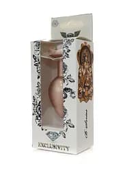 Анальна пробка - Jewellery Pearl Gold Plug Clear M - мініатюра 7