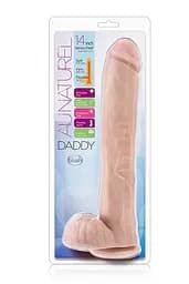 Фалоімітатор Au Naturel Daddy 14 Inch 35.5 см тілесний - мініатюра 2