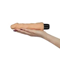 Реалістичний вібратор Xtreme Feel Vibrator тілесний 20см - мініатюра 3