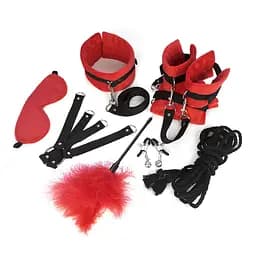 Набір БДСМ Art of Sex - Soft Touch BDSM Set, 9 предметів, Червоний Art of Sex SO6599 95168 - мініатюра 4
