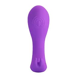Вібростимулятор PRETTY LOVE Idabelle Purple, 12 функцій вібрації, 12 налаштувань імпульсних хвиль, бездротовий PRETTY LOVE BI-300052W 98567 - мініатюра 5