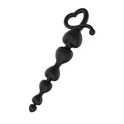 Анальний ланцюжок Erospace Wild Play C2 18.3 см (чорний)