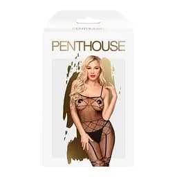 Бодістокінг на бретелях FIRECRACKER чорний Penthouse xl - мініатюра 3