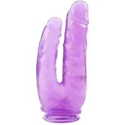 Двойной фаллоимитатор Hi-Rubber Born To Create Pleasure 9.4" фиолетовый