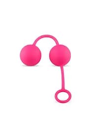 Вагінальні кульки Easy Toys Pleasure Balls, 16 см, рожевий - мініатюра 2