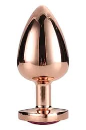 Анальная пробка Gleaming Love Gold Plug L 9.5 см (золотой)