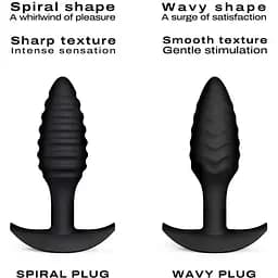 Анальна пробка Dorcel Wavy Plug діаметр 3 см силікон - мініатюра 4