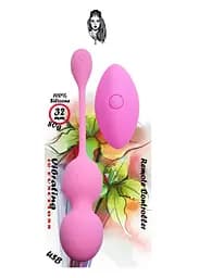 Вагінальні кульки Boss Series Vibrating Kegel Balls 19 см (рожевий) - мініатюра 3
