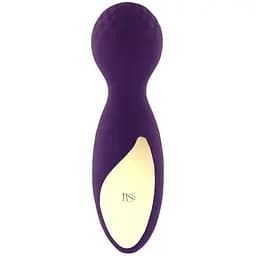 Вибромассажер Rianne S Lovely Leopard Mini Wand 12 см фиолетовый