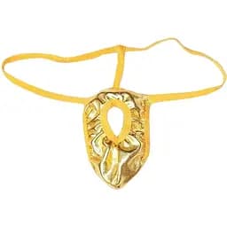 Стрінги чоловічі зі спеціальним отвором S/M/L Золотий K0122-2