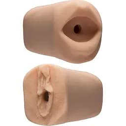 Мастурбатор двосторонній Doc Johnson Mia Malkova / Vicky Vette UltraSkyn