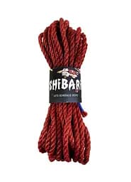 Джутова мотузка для шибарі Feral Feelings Shibari Rope, 8 м червона
