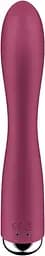 Вібратор-кролик Satisfyer Spinning Rabbit 1 20 см бордовий - мініатюра 4