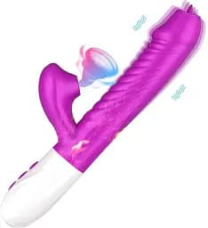 Вібратор I’MCUM Pleasure Storm 5в1 Фіолетовий (IM-ZDB503)