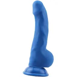 Фаллоимитатор Delux Pure Nature Carl.L 21.7 см синий