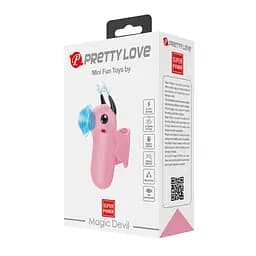 Вібростимулятор PRETTY LOVE MAGIC DEVIL, 10 режимів поштовхів, 1 функція електрошоку PRETTY LOVE BI-300070-1 102049 - мініатюра 6