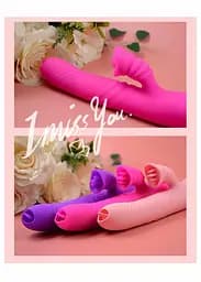 Вібратор Angelia USB 3 функції поштовхів / 20 вібрацій Pink Boss Series 26-00142 98776 - мініатюра 2