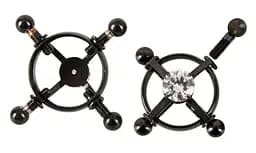 Затискачі на соски Bad Kitty Nipple Jewellery чорний - мініатюра 4