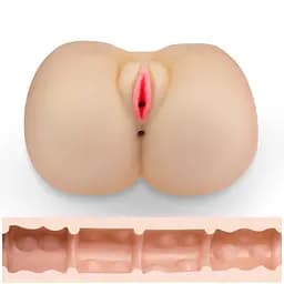 Мастурбатор Feel Me Bare Slappy Pussy&Ass Masturbator - мініатюра 4