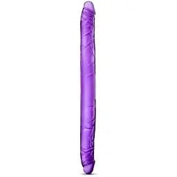 Двухсторонний фаллоимитатор B Yours 16 Inch Double Dildo 40.6 см фиолетовый