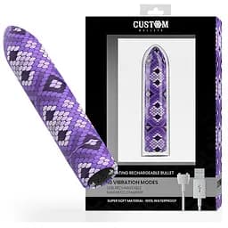 Потужна віброкуля Snake PurpleCustom Bullets (Іспанія) Custom Bullets CB912314 102919