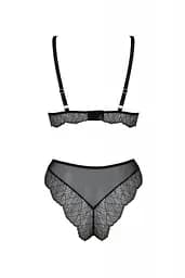 Комплект білизни Passion Amberly Set black 4XL/5XL - мініатюра 4