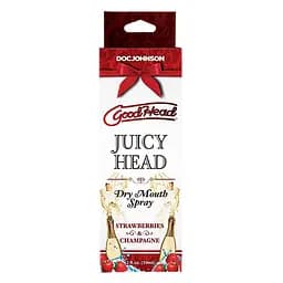 Зволожуючий оральний спрей Doc Johnson GoodHead - Juicy Head - Strawberries and Champagne 59мл Doc Johnson SO7748 95060 - мініатюра 2