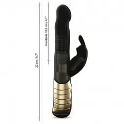 Вібратор-кролик Dorcel Baby Rabbit Gold 2.0 з перловим масажем і обертовою головкою Dorcel SO4068 90557 - мініатюра 7