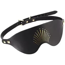 Роскошная маска на глаза Zalo Blindfolds Black