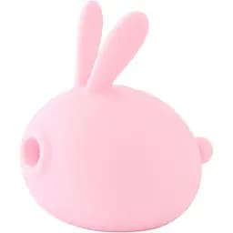 Вакуумний кліторальний стимулятор з вібрацією KisToy Too Simple Pink