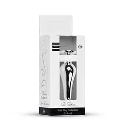 Анальна пробка - Jewellery Silver Long Plug Purple - мініатюра 10