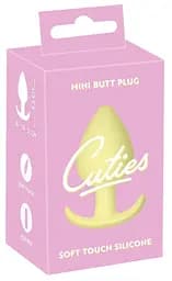 Анальна пробка Orion Cuties 6.5 см (жовтий)