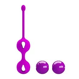 Вагінальні кульки Pretty Love Kegel Balls Pink для яскравих оргазмів Baile BI-014491 88028 - мініатюра 6