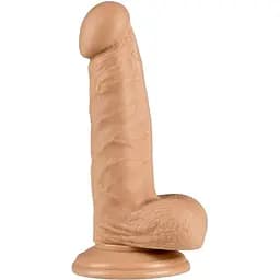 Фалоімітатор з присоскою Alive Little John, діаметр 3,5 см, ПВХ, об'ємна головка