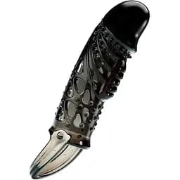 Насадка на пеніс Pretty Love Penis Sleeve Cecelia 18.5 см чорний