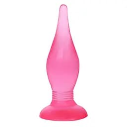 Анальная пробка Baile Butt Plug 13.8 см (розовый)