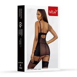 Міні-сукня SoftLine Collection 110836, S (чорний) - мініатюра 4