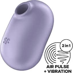 Вакуумний стимулятор із вібрацією Satisfyer Pro To Go 2 Violet - мініатюра 2