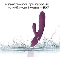 Вібратор-кролик Svakom Avery Lilac з стволом, що рухається. - мініатюра 5