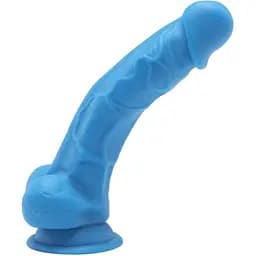 Фаллоимитатор Get Real Happy Dicks Dildo 7.5 In 19 см голубой